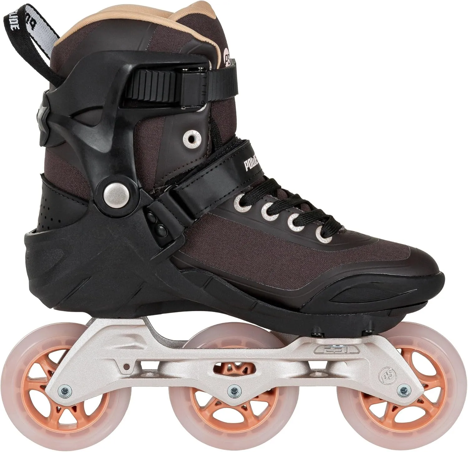 Powerslide Inline Skate Phuzion Radon Bronze 90, für Fitness, für Damen und Herren 38 – Bild 7 von 9